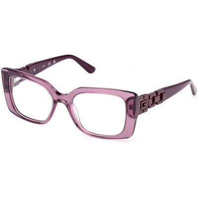 Lunettes De Vue Guess Gu50322 Shiny Violet 51/17/140 Femme - Publicité Lunettes De Vue Guess Gu50322 Shiny Violet 51/17/140 Femme - Publicité