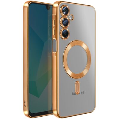 Avizar Coque Pour Galaxy A16 Compatible Avec Contour Chromé Dorée - Publicité Avizar Coque Pour Galaxy A16 Compatible Avec Contour Chromé Dorée - Publicité