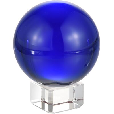 Uxcell 50mm/2\" Boule Cristal, 1 Ensemble K9 Boule Cadeau Boîte Cristal Support Bleu - Publicité Uxcell 50mm/2\" Boule Cristal, 1 Ensemble K9 Boule Cadeau Boîte Cristal Support Bleu - Publicité