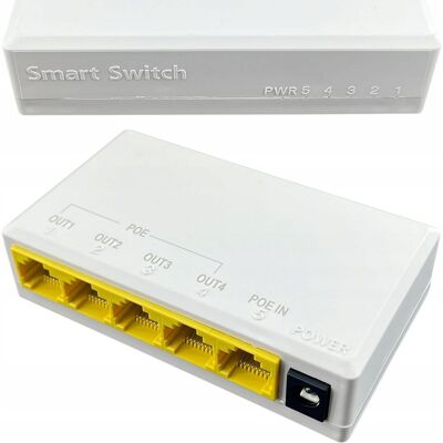 Sans Marque Repeater Poe 104js 1x In 4x Out 24w 4x 10/100 Mbps 57v Ieee802.3af/at - Publicité Sans Marque Repeater Poe 104js 1x In 4x Out 24w 4x 10/100 Mbps 57v Ieee802.3af/at - Publicité