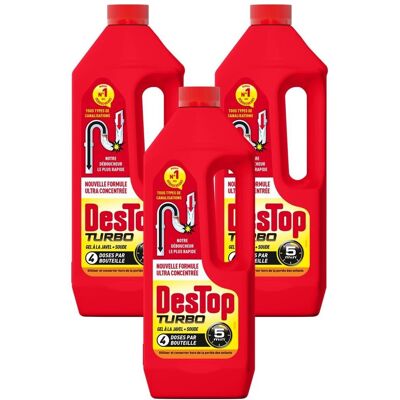 Procter & Gamble Destop Turbo Gel Désinfectant et Déboucheur - Gels Désinfectants et Déboucheurs - Publicité Procter & Gamble Destop Turbo Gel Désinfectant et Déboucheur - Gels Désinfectants et Déboucheurs - Publicité