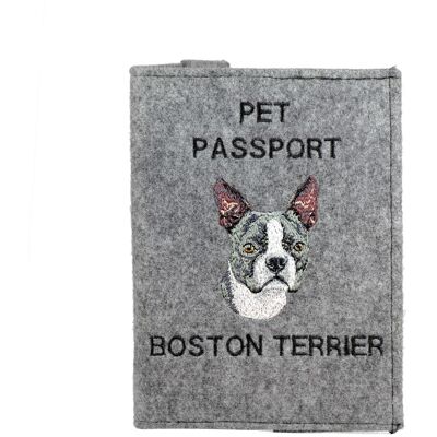 Art-Dog - Porte-passeport chien - Feutre - 17x12,5 cm - Chien brodé - Porte documents - Publicité Art-Dog - Porte-passeport chien - Feutre - 17x12,5 cm - Chien brodé - Porte documents - Publicité