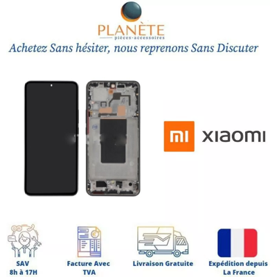 Xiaomi - 12T Pro - Noir - LCD avec chassis - Remplacement d'écran - Publicité Xiaomi - 12T Pro - Noir - LCD avec chassis - Remplacement d'écran - Publicité