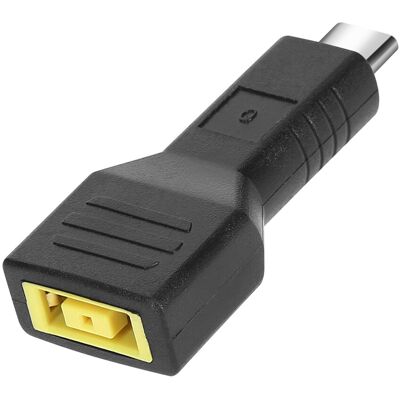 Adaptateur de Charge Lenovo à Prise Carrée - USB-C - Publicité Adaptateur de Charge Lenovo à Prise Carrée - USB-C - Publicité