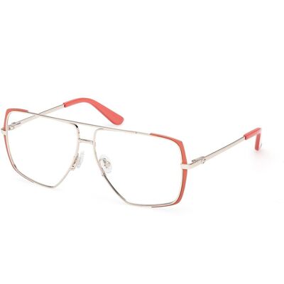 Lunettes De Vue Guess Gu50248 043 Light Orange 60/12/140 Femme - Publicité Lunettes De Vue Guess Gu50248 043 Light Orange 60/12/140 Femme - Publicité
