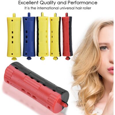 Pas De Marque 6pcs Hair Rollers Wave Heat Perm Rod Hair Clip Curlers Hairdressing Tool With - Publicité Pas De Marque 6pcs Hair Rollers Wave Heat Perm Rod Hair Clip Curlers Hairdressing Tool With - Publicité