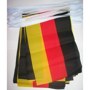 Guirlande de drapeaux allemands - 6M, 20 drapeaux, polyester - Publicité Guirlande de drapeaux allemands - 6M, 20 drapeaux, polyester - Publicité