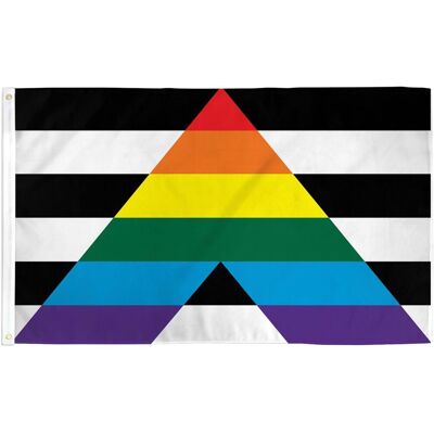 Drapeau Allié LGBT AZ FLAG 150x90cm - Drapeau - Publicité Drapeau Allié LGBT AZ FLAG 150x90cm - Drapeau - Publicité