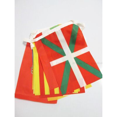 Guirlande de Drapeaux d'Espagne - 6M, 19 Drapeaux, Villes & Communautés - Publicité Guirlande de Drapeaux d'Espagne - 6M, 19 Drapeaux, Villes & Communautés - Publicité
