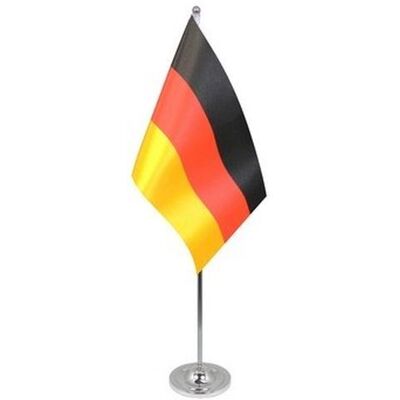 Az Flag Drapeau De Table Prestige Allemagne 22x15cm En Satin - Grand Drapeaux De Bureau - Publicité Az Flag Drapeau De Table Prestige Allemagne 22x15cm En Satin - Grand Drapeaux De Bureau - Publicité
