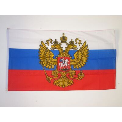 AZ FLAG - Aigle Russie 150x90 - Polyester - Bordures renforcées - Drapeau - Publicité AZ FLAG - Aigle Russie 150x90 - Polyester - Bordures renforcées - Drapeau - Publicité