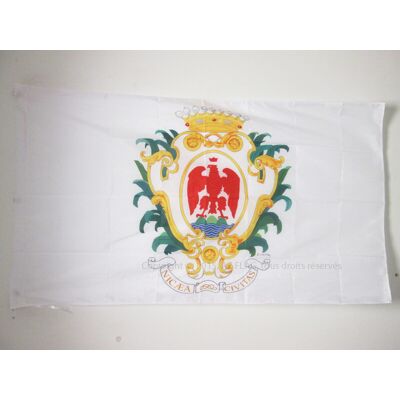 Az Flag Drapeau Ville De Nice 150x90cm - Drapeau De Nice 90 X 150 Cm Fourreau Pour Hampe - Publicité Az Flag Drapeau Ville De Nice 150x90cm - Drapeau De Nice 90 X 150 Cm Fourreau Pour Hampe - Publicité