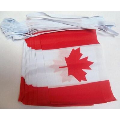 Marque Inconnue Modèle - Guirlande de Drapeaux Canadiens - Publicité Marque Inconnue Modèle - Guirlande de Drapeaux Canadiens - Publicité