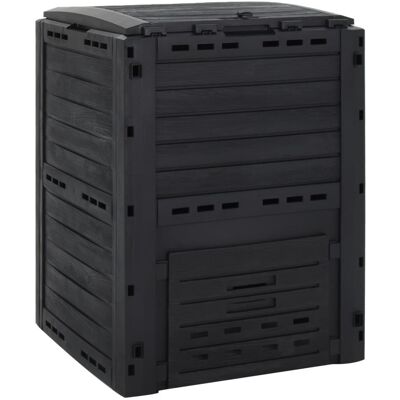vidaXL Composteur de jardin noir 280 L Polypropylène - Composteur de jardin - Publicité vidaXL Composteur de jardin noir 280 L Polypropylène - Composteur de jardin - Publicité