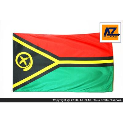 AZ FLAG - Vanuatu - 150x90 cm - Polyester 100D - Drapeau - Publicité AZ FLAG - Vanuatu - 150x90 cm - Polyester 100D - Drapeau - Publicité
