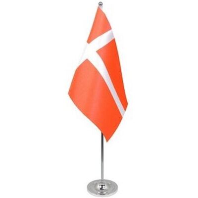 Az Flag Drapeau De Table Prestige Danemark 22x15cm En Satin - Grand Drapeaux De Bureau D - Publicité Az Flag Drapeau De Table Prestige Danemark 22x15cm En Satin - Grand Drapeaux De Bureau D - Publicité