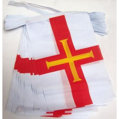 Az Flag - Guernesey-Drapeaux anglais - 6 m - Guernesey 21x15 cm - Flag garland - Publicité Az Flag - Guernesey-Drapeaux anglais - 6 m - Guernesey 21x15 cm - Flag garland - Publicité