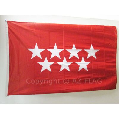 Az Flag Drapeau Communauté de Madrid - 150x90cm - Espagne - Publicité Az Flag Drapeau Communauté de Madrid - 150x90cm - Espagne - Publicité