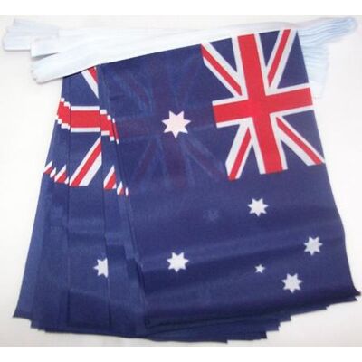 Guirlande de drapeaux australiens 6M - Az Flag - Publicité Guirlande de drapeaux australiens 6M - Az Flag - Publicité