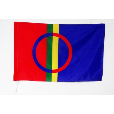Az Flag Drapeau Samis De Laponie 150x90cm - Drapeau Saami 90 X 150 Cm Fourreau Pour Hamp - Publicité Az Flag Drapeau Samis De Laponie 150x90cm - Drapeau Saami 90 X 150 Cm Fourreau Pour Hamp - Publicité
