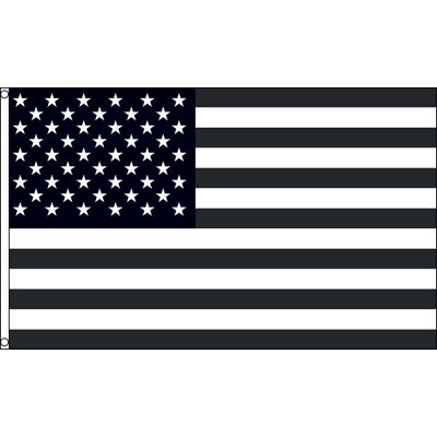 AZ FLAG Drapeau USA Noir et Blanc 150x90cm - Drapeau - Publicité AZ FLAG Drapeau USA Noir et Blanc 150x90cm - Drapeau - Publicité