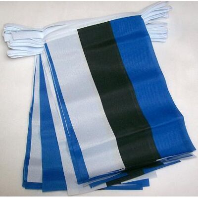 Az Flag Guirlande 12 Mètres 20 Drapeaux Estonie 45x30 Cm - Drapeau Estonien 30 X 45 Cm - - Publicité Az Flag Guirlande 12 Mètres 20 Drapeaux Estonie 45x30 Cm - Drapeau Estonien 30 X 45 Cm - - Publicité