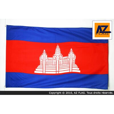 Az Flag Cambodge 250x150cm - Grand Drapeau Cambodgien - Neuf - Publicité Az Flag Cambodge 250x150cm - Grand Drapeau Cambodgien - Neuf - Publicité