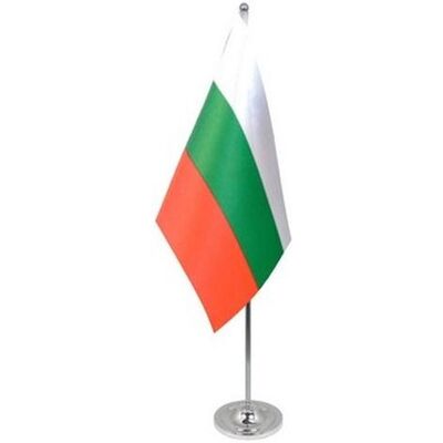 Az Flag Drapeau De Table Prestige Bulgarie 22x15cm En Satin - Grand Drapeaux De Bureau B - Publicité Az Flag Drapeau De Table Prestige Bulgarie 22x15cm En Satin - Grand Drapeaux De Bureau B - Publicité