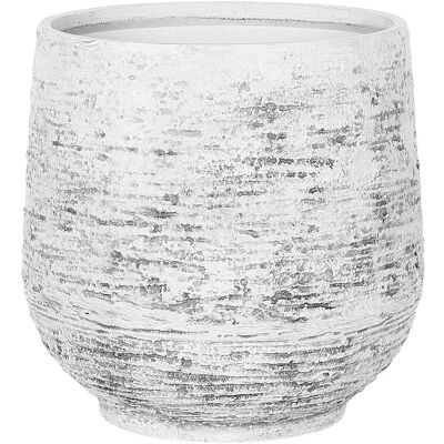 Beliani Pot de Fleurs DIONI - Gris, 32cm, Extérieur & Intérieur, Résistant aux intempéries - Publicité Beliani Pot de Fleurs DIONI - Gris, 32cm, Extérieur & Intérieur, Résistant aux intempéries - Publicité