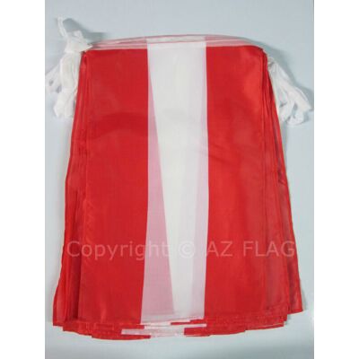 Az Flag Guirlande 12 Mètres 20 Drapeaux Autriche 45x30 Cm - Drapeau Autrichien 30 X 45 C - Publicité Az Flag Guirlande 12 Mètres 20 Drapeaux Autriche 45x30 Cm - Drapeau Autrichien 30 X 45 C - Publicité