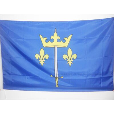 Drapeau Az Flag Jeanne d'Arc 90x60cm - Tissu Durable - Intérieur/Extérieur - Publicité Drapeau Az Flag Jeanne d'Arc 90x60cm - Tissu Durable - Intérieur/Extérieur - Publicité