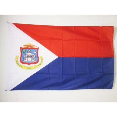 Drapeau Saint-Martin 150x90cm - Drapeau de Saint-Martin - Publicité Drapeau Saint-Martin 150x90cm - Drapeau de Saint-Martin - Publicité