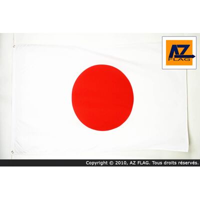 Drapeau du Japon 250x150cm - Intérieur/Extérieur - Polyester - Publicité Drapeau du Japon 250x150cm - Intérieur/Extérieur - Polyester - Publicité
