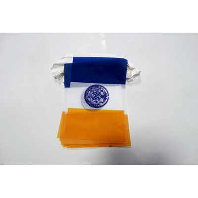 Az Flag Guirlande 6 Mètres 20 Drapeaux New York City 21x15 Cm - Drapeau New Yorkais 15 X - Publicité Az Flag Guirlande 6 Mètres 20 Drapeaux New York City 21x15 Cm - Drapeau New Yorkais 15 X - Publicité