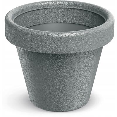 Prosperplast Pot De Fleurs En Plastique Avec Couvercle Rond, Gris Pierre, 39 Cm Originala - Publicité Prosperplast Pot De Fleurs En Plastique Avec Couvercle Rond, Gris Pierre, 39 Cm Originala - Publicité
