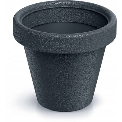 Prosperplast Pot De Fleurs Rond Anthracite 23,8 Cm - Publicité Prosperplast Pot De Fleurs Rond Anthracite 23,8 Cm - Publicité