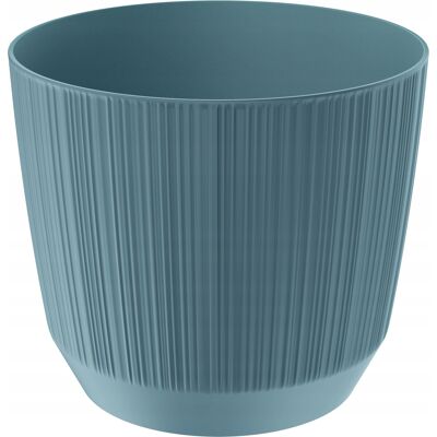 Prosperplast Pot De Fleurs Rond En Plastique Avec Couvercle Rainuré, Bleu, 10,7 Cm, Ryfo - Publicité Prosperplast Pot De Fleurs Rond En Plastique Avec Couvercle Rainuré, Bleu, 10,7 Cm, Ryfo - Publicité