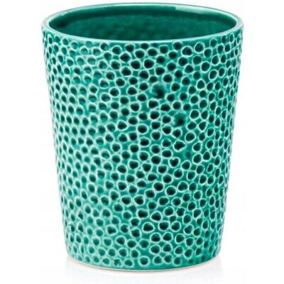 Polnix Pot De Fleurs Céramique Turquoise Avec Couvercle - Publicité Polnix Pot De Fleurs Céramique Turquoise Avec Couvercle - Publicité