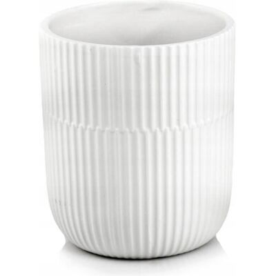 Polnix Pot De Fleurs Céramique Blanc Mat 13 Cm - Publicité Polnix Pot De Fleurs Céramique Blanc Mat 13 Cm - Publicité
