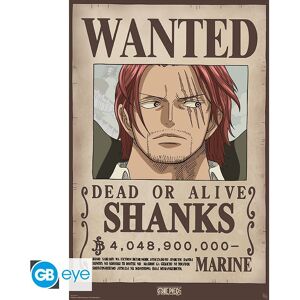 Gb Eye One Piece - Affiche Maxi 91,5x61 - Wanted Shanks Wano - Publicité Gb Eye One Piece - Affiche Maxi 91,5x61 - Wanted Shanks Wano - Publicité