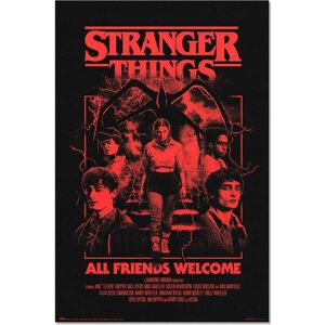 Gruppo Erik Stranger Things All Friends Affiche De Bienvenue Erik - Publicité Gruppo Erik Stranger Things All Friends Affiche De Bienvenue Erik - Publicité