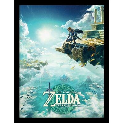 Pyramid International The Legend Of Zelda Poster In Frame (Hyrule Skies Design) - Publicité Pyramid International The Legend Of Zelda Poster In Frame (Hyrule Skies Design) - Publicité