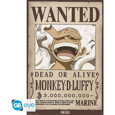 Gb Eye One Piece - Affiche Maxi 91,5x61 - Luffy Wano Recherché - Publicité Gb Eye One Piece - Affiche Maxi 91,5x61 - Luffy Wano Recherché - Publicité