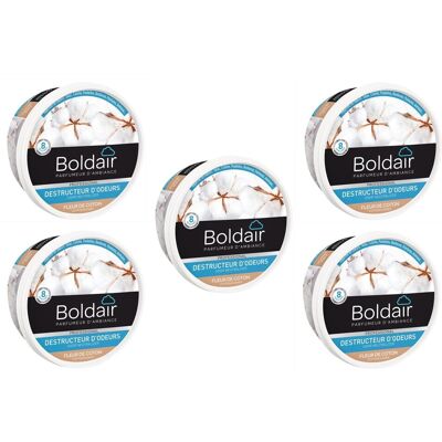 Boldair Fleur de Coton Neutralisant d'Odeurs - Gel - Publicité Boldair Fleur de Coton Neutralisant d'Odeurs - Gel - Publicité