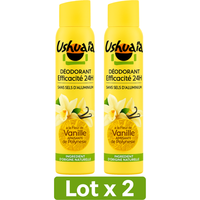 Ushuaïa Déodorant Vanille 24h - Déodorant - Publicité Ushuaïa Déodorant Vanille 24h - Déodorant - Publicité