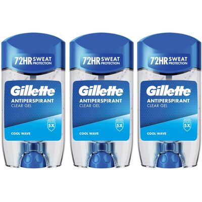 Gillette Endurance Cool Wave Gel Antitranspirant pour Hommes (70ml) - Publicité Gillette Endurance Cool Wave Gel Antitranspirant pour Hommes (70ml) - Publicité