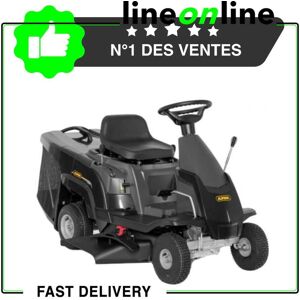 Rider Tracteur Tondeuse Autoportée Alpina At2 66 Qa Avec Bac De Ramassage - Publicité Rider Tracteur Tondeuse Autoportée Alpina At2 66 Qa Avec Bac De Ramassage - Publicité