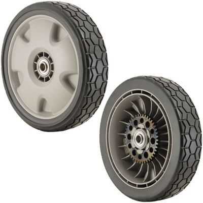 Honda 42710-Vh7-010za Pk2 Gris 9\" Roues Arrière De Tondeuse - Publicité Honda 42710-Vh7-010za Pk2 Gris 9\" Roues Arrière De Tondeuse - Publicité