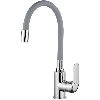 Kuchinox Robinet D'Évier Sur Pied Avec Bec Flexible - Publicité Kuchinox Robinet D'Évier Sur Pied Avec Bec Flexible - Publicité