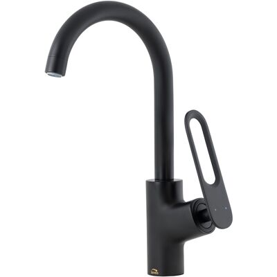 Laveo Robinet D'Évier De Cuisine Noir Tierra - Publicité Laveo Robinet D'Évier De Cuisine Noir Tierra - Publicité